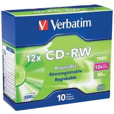 Verbatim cd rw Verbatim CD-RW 700MB 12X 10-Packs