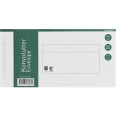 Konvolutter med vindu BNTOFFICE Envelopes w/Window 25-pack