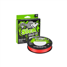 Argento Lenze da pesca Berkley Sick Braid Red 150m 0.19mm 150m