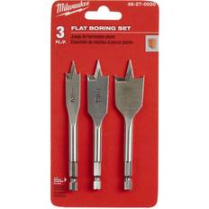 Milwaukee stubby Milwaukee 48-27-0020 3 Piece Stubby Flat Boring Set