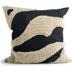 Byon Fluffy Complete Decoration Pillows Beige, Black (50x50cm)