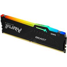 16 GB - 6000 MHz - DDR5 Memorie RAM Kingston Fury Beast RGB Black DDR5 6000MHz 16GB (KF560C36BBEA-16)