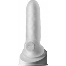 Perfect fit fat boy Perfect Fit Fat Boy Ribbed Penissleeve 15 cm Hvid