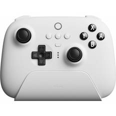 Game Controllers 8Bitdo Ultimate Bluetooth Controller with Charging Dock (Nintendo Switch/PC) - White