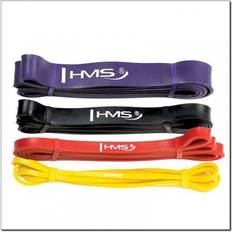 Powerband HMS Rubber for exercises Powerband 4 pcs