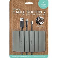 Best Cable Storage UT Wire Cable Station II, Gray (UTW-CS04-GY) Gray