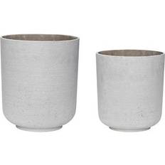 Hübsch Stone Pot 2pcs