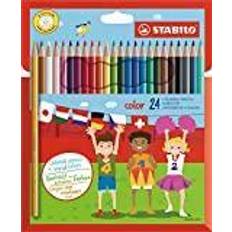 Matite Colorate Stabilo colouring pencils 9 cm wood 24 pieces