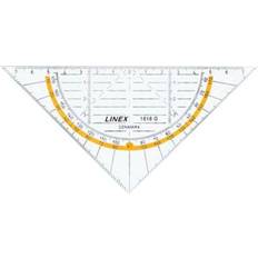 Geel Penaccessoires Linex Geodriehoek 1616G