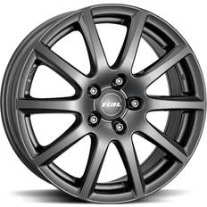 Bilfälgar Rial Milano Titanium 6,5x16 5/114,3 ET38 Ã70,1