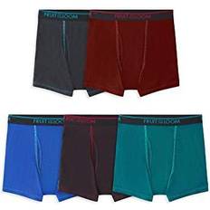 Blue Boxer Shorts Children's Clothing Fruit of the Loom Boys' True Comfort 360 Stretch Boxer Briefs, Assorted 5 Pack