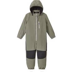 Jenter Softshelldresser Reima Nurmes Kid's Softshell Overall - Greyish Green (5100007A-8920)