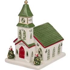 With Lighting Figurines Spode Miniature Christmas Village Church Figurine 6.5"