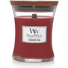 Red Scented Candles Woodwick Cinnamon Chai Scented Candle 9.7oz