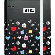 Grupo Erik Line Friends Line Friends BT21 Ring binder for storing documents with elastic band (4 rings)