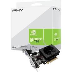 Schede Grafiche PNY GeForce GT 730 2 GB GDDR3 Pci-E 1x Dual-link DVI-D / 1x HDMI 1x VGA