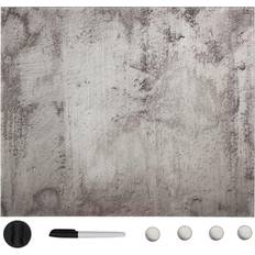 vidaXL Pizarra Magnética De Pared Vidrio 60x60 cm Gris
