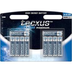 Tecxus LR03/AAA Alkaline Maximum Compatible 10-pack