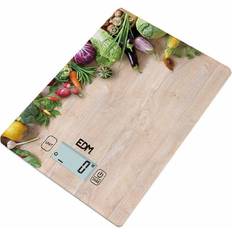 Edm Balance De Cuisine Marron 5 kg 14 x 19.5 cm