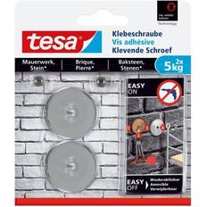 TESA 77906 Round adhesive screw Metal Content: 2 pc(s) Picture Hook