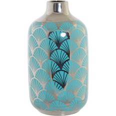 Turkosa Vaser Dkd Home Decor Porslin Turkos Orientalisk (13 x 13 x 26 cm) Vas