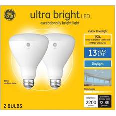 GE Lighting 2pk 150W BT30 Ultra Bright LED Daylight