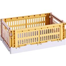 Hay Colour Crate Mix S Golden Yellow Caja de almacenamiento