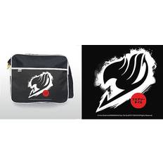 Blanco Bolsos mensajeros Fairy Tail White Logo Axelremsväska