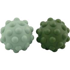 Tiny Tot Leksaker Tiny Tot Sensory Silicone Fidget Small Balls Green