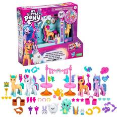 Hasbro My Little Pony Deja Tu Huella Fiesta En La Bahía Juguete Con 4 Figuras De Ponis Y Accesorios