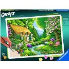 Set creativi Ravensburger Creart Premium B series Cottage by the river