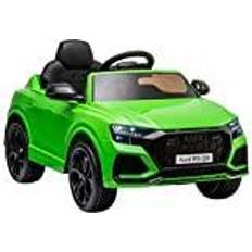 Children electric car Lean Cars One-seater electric car for children Audi RS Q8, green