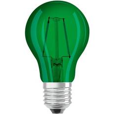 Osram LED E27 Star Décor Cla A 2,5W, verde