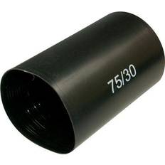 MELBYE Krympe endehætte med lim 100/62 MM sort