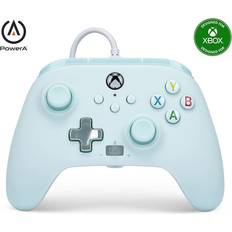 Xbox One Manettes de jeu PowerA Enhanced Wired Controller (XBSX) - Cotton Candy Blue