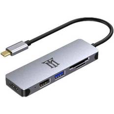 Concentradores USB Maillon Technologique Premium HUB Tipo-C 3.1 5 en 1