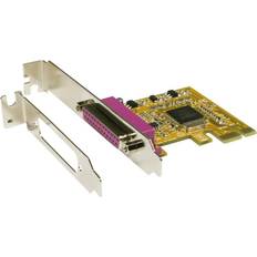 Cartes Réseau et Adaptateurs Bluetooth EXSYS EX-44001 Adaptateur parallèle PCIe profil bas IEEE 1284