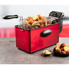 Deep fryer Bestron Deep fryer AF357R with CoolZone 3.5L around