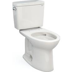 Toilets Toto Drake 1.28 GPF Elongated Bowl Toilet, 17-3/16"W x 28-5/16"D x 29"H, Colonial White