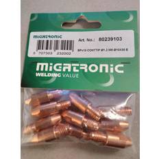 Blisterpakke x10 strømdyse Ø1,2 m8 Ø10x30mm E-Cu