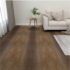 vidaXL Planches De Plancher Autoadhèsives 20 Pcs PVC 1,86 M2 Marron