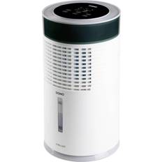 Indeklima Domo Air Cooler Chillizz Luftkøler 9.6 W (Ø x H) 204 mm x 380 mm Hvid, Sort Timer, med luftfugter, LED-display