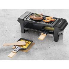 Billig Stegeplader Bestron Black&Wood ARG150BW raclette/grill