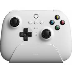 Gamepads 8Bitdo Ultimate 2.4G Wireless Controller with Charging Dock - White