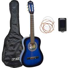 1 2 gitarr 3rd Avenue 1/2 Size Guitar Pack, Blue/Black