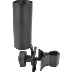 "Clip on" holder til trommestikker
