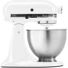 Set Food Mixers KitchenAid Classic Plus KSM75WH