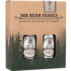 Skjeggoljer Mr. Bear Family Kit Brew & Shaper Woodland 2-pack