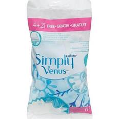 Billiga Gillette Rakblad Gillette Simply Venus 2 Blades Disposable Womens Razors Pack Of 6