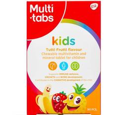 D-vitamiinit Vitamiinit ja Mineraalit Multi-tabs Kids Tutti Frutti